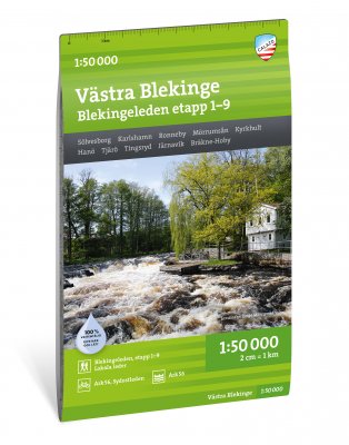 Västra Blekinge 1:50 000
