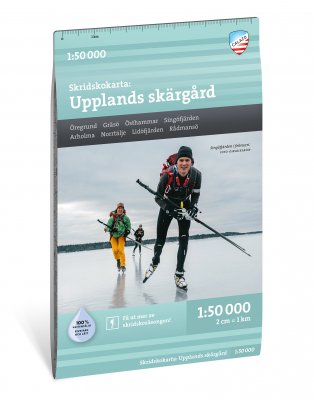 Skridskokarta Upplands skärgård 1:50.000