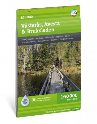 Västerås Avesta Bruksleden 1:50 000