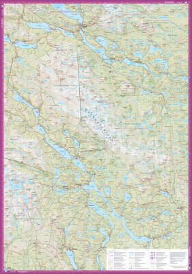 Gäddede, Hotagsfjällen & Skäckerfjällen 1:100000