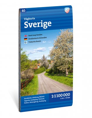 Vägkarta Sverige 1:1 100 000