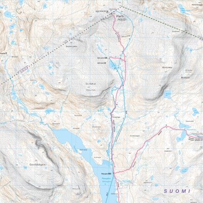 Haltin reitti 1:25 000