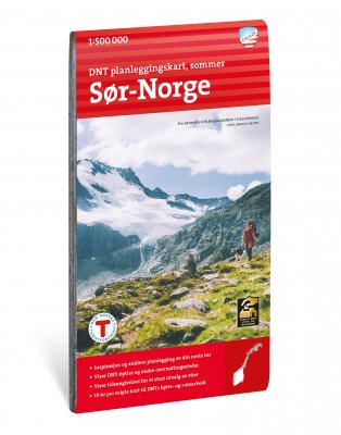 DNT Planleggingskart Sør-Norge