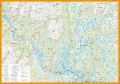Kaaresuvanto, Tarvantovaara & Lätäseno 1:50 000