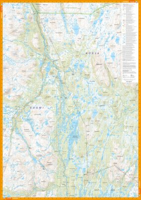 Ropi, Raittijärvi & Termisjärvi 1:50 000