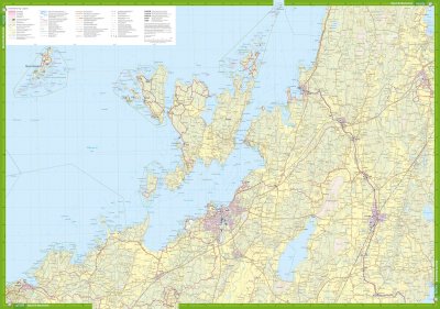 Djurö nationalpark, Mariestad & Kristinehamn 1:50 000