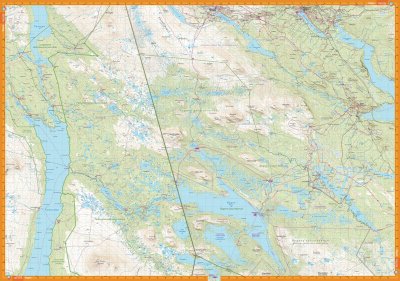 Grövelsjön & Rogen 1:50.000