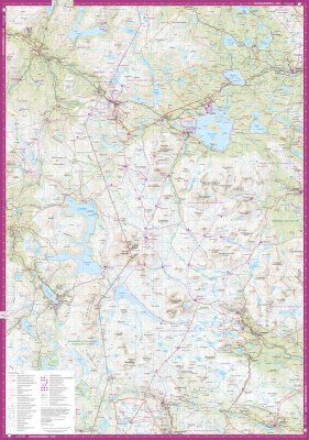 Jämtlandsfjällen 1:100 000