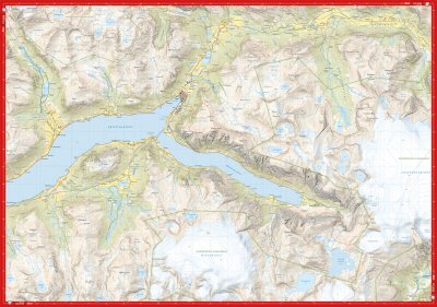 Høyfjellskart Jølster 1:25 000