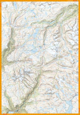 Turkart Jotunheimen 1:50 000