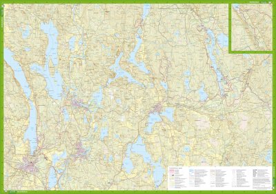 Karlskoga, Filipstad & Forshaga 1:50 000
