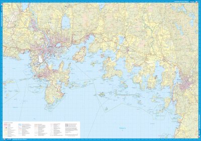 Karlstad & Värmlandsskärgården 1:50.000