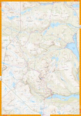 Kittelfjäll, Marsfjällen & Klimpfjäll 1:50.000