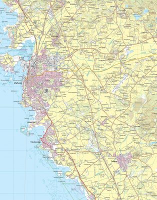 Norra Halland 1:50.000