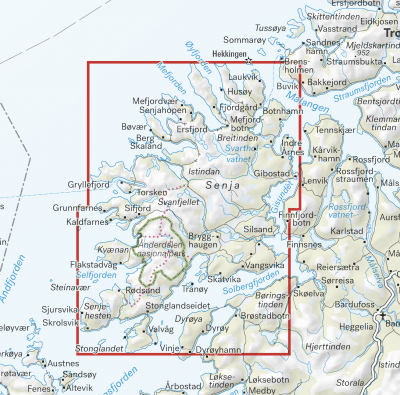 Oversikt Turkart Senja