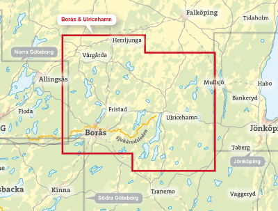Borås & Ulricehamn 1:50.000
