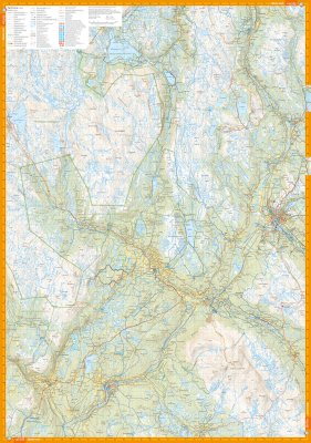 Turguide Røros: miniguide & turkart 1:50 000