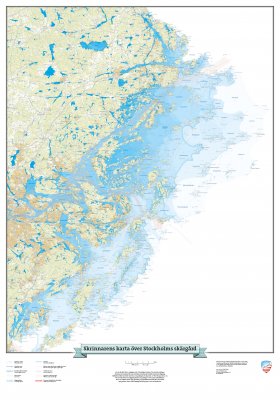 Skrinnarens väggkarta över skärgården