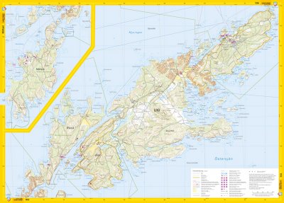 Stigkarta Utö & Ornö 1:20 000