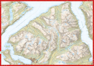 Høyfjellskart Sunnmøre: Ørsta & Volda 1:30.000