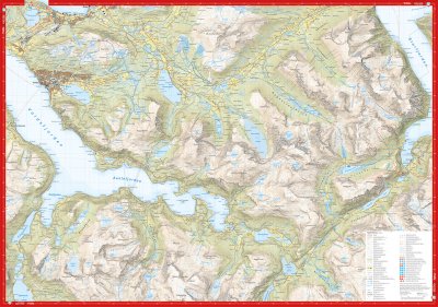 Høyfjellskart Sunnmøre: Ørsta & Volda 1:30.000