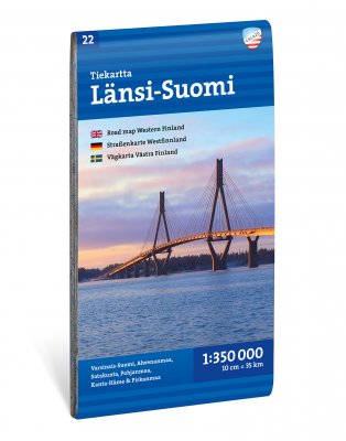 Tiekartta Länsi-Suomi 1:350 000