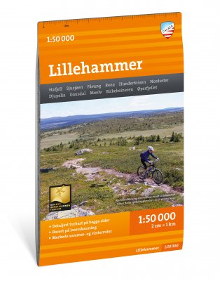 Turkart Lillehammer 1:50.000